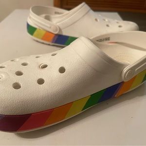 Lgbt pride crocs